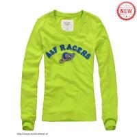 dames abercrombie fitch lang tees racers groen blauw Beste Sales 7mj9d921